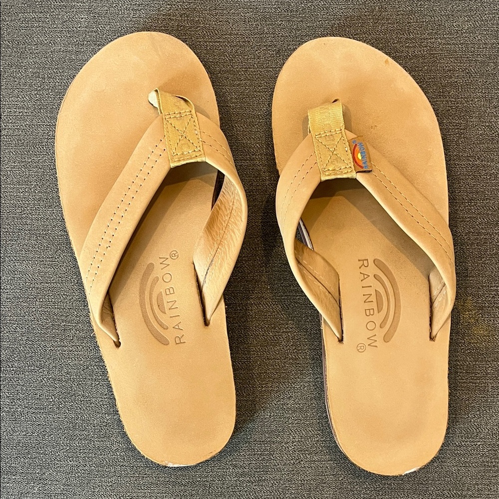 Rainbow Women's Tan Flip-Flop Sandals